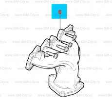 Коллектор наружный Chevrolet Cobalt