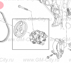Ремень приводной насоса гур Daewoo Gentra