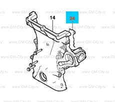Прокладка корпуса масляного насоса Chevrolet Cobalt