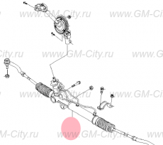 Рейка рулевая Chevrolet Rezzo