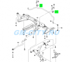 Втулка стабилизатора переднего Chevrolet Epica