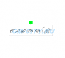 Комплект замков (ключей) Chevrolet Epica