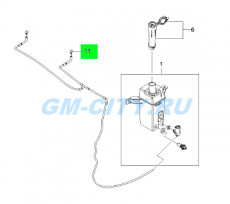 Форсунка омывателя стекла Chevrolet Epica
