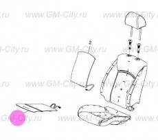 Обогрев сиденья водителя нижний Chevrolet Cruze