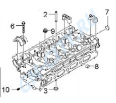 Головка блока цилиндров Chevrolet Lacetti