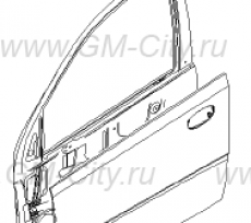 Дверь передняя правая з двери Chevrolet Aveo T255