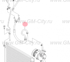 Трубка кондиционера Chevrolet Aveo T255