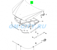 Капот Chevrolet Epica