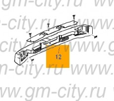 Абсорбер переднего бампера верхний Chevrolet Captiva C140