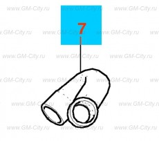 Шланг радиатора выпускной Chevrolet Cobalt