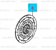 Пластина сцепления ведомое Chevrolet Cobalt