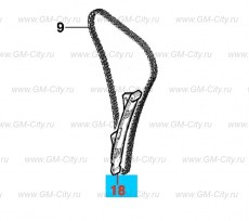 Направляющая цепи регулировки фаз Chevrolet Cobalt