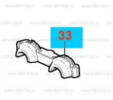 Крышка подшипников распределительного вала верхняя Chevrolet Cobalt