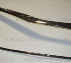 Накладки на фары хром Chevrolet Cruze