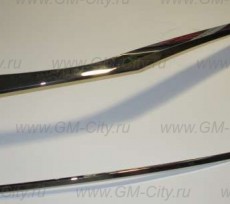 Накладки на фары хром Chevrolet Cruze