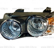 Фара левая с хром. ободком Chevrolet Aveo T300