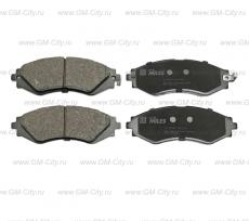 Колодки тормозные передние miles Chevrolet Lanos