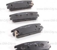 Колодки тормозные задние Chevrolet Captiva C100