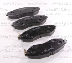 Колодки тормозные передние (комплект 4 шт) Chevrolet Rezzo