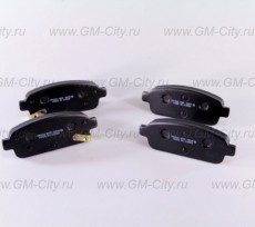 Колодки тормозные задние дисковые Chevrolet Cruze