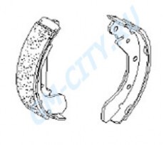 Колодки тормозные задние Chevrolet Aveo T200