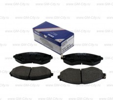 Колодки тормозные передние (комплект 4 шт) Chevrolet Lanos