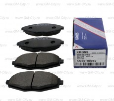 Колодки тормозные передние (комплект 4 шт) Chevrolet Lanos