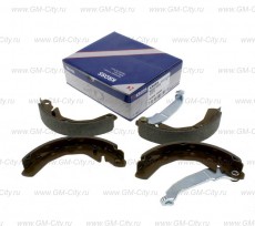 Колодки тормозные барабанные (комплект 4 шт) Chevrolet Spark M200