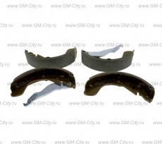 Колодки тормозные барабанные (комплект 4 шт) Chevrolet Lanos