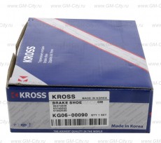 Колодки тормозные барабанные (комплект 4 шт) Chevrolet Aveo T200