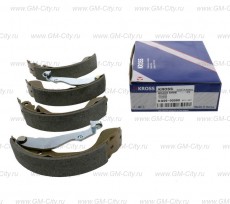 Колодки тормозные барабанные (комплект 4 шт) Chevrolet Aveo T200