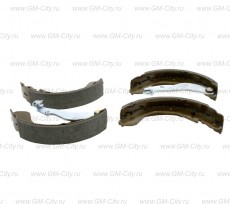 Колодки тормозные барабанные (комплект 4 шт) Chevrolet Aveo T200