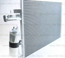 Радиатор кондиционера с ресивером Chevrolet Epica