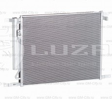Радиатор кондиционера с ресивером Chevrolet Aveo T255