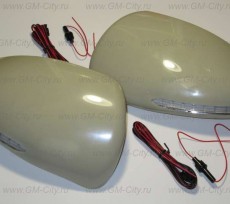 Накладки на зеркала с повторителем Chevrolet Cruze