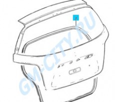 Уплотнитель задней откидной двери Chevrolet Aveo T300