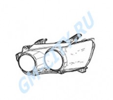 Фара левая Chevrolet Aveo T300
