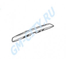 Накладка крышки багажника седан т300 Chevrolet Aveo T300