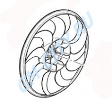 Вентилятор радиатора Chevrolet Aveo T300