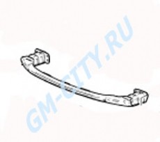 Нижний усилитель переднего бампера Chevrolet Aveo T300