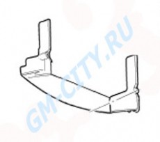 Воздухозаборник радиатора нижний Chevrolet Aveo T300