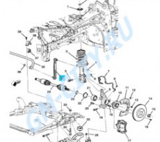 Стойка стабилизатора Chevrolet Aveo T300
