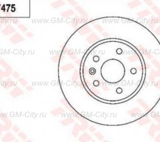 Диск тормозной передний Chevrolet Cruze
