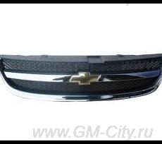 Решетка радиатора 4dr/wgn хром. (в сборе) gm Chevrolet Lacetti