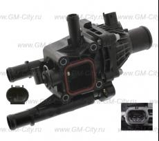 Корпус термостата в сборе 1.6-1.8 gm Chevrolet Cruze
