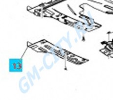 Защита моторного отсека, правая панель Chevrolet Orlando