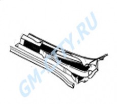 Решетка перед лобовым стеклом lh Chevrolet Orlando