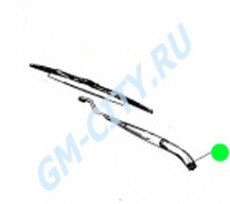 Поводок стеклоочистителя левый Chevrolet Orlando