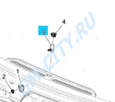 Светодиод индикатора охранной сигнализации Chevrolet Orlando