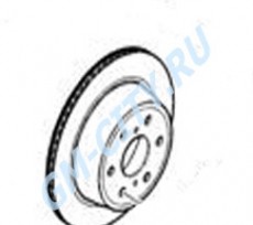 Диск тормозной задний Chevrolet Tahoe
